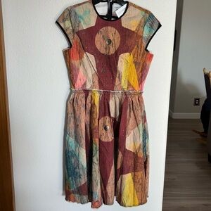 Making the Cut size Medium dress. Heavy weight cotton. Cute earth tones. NWT